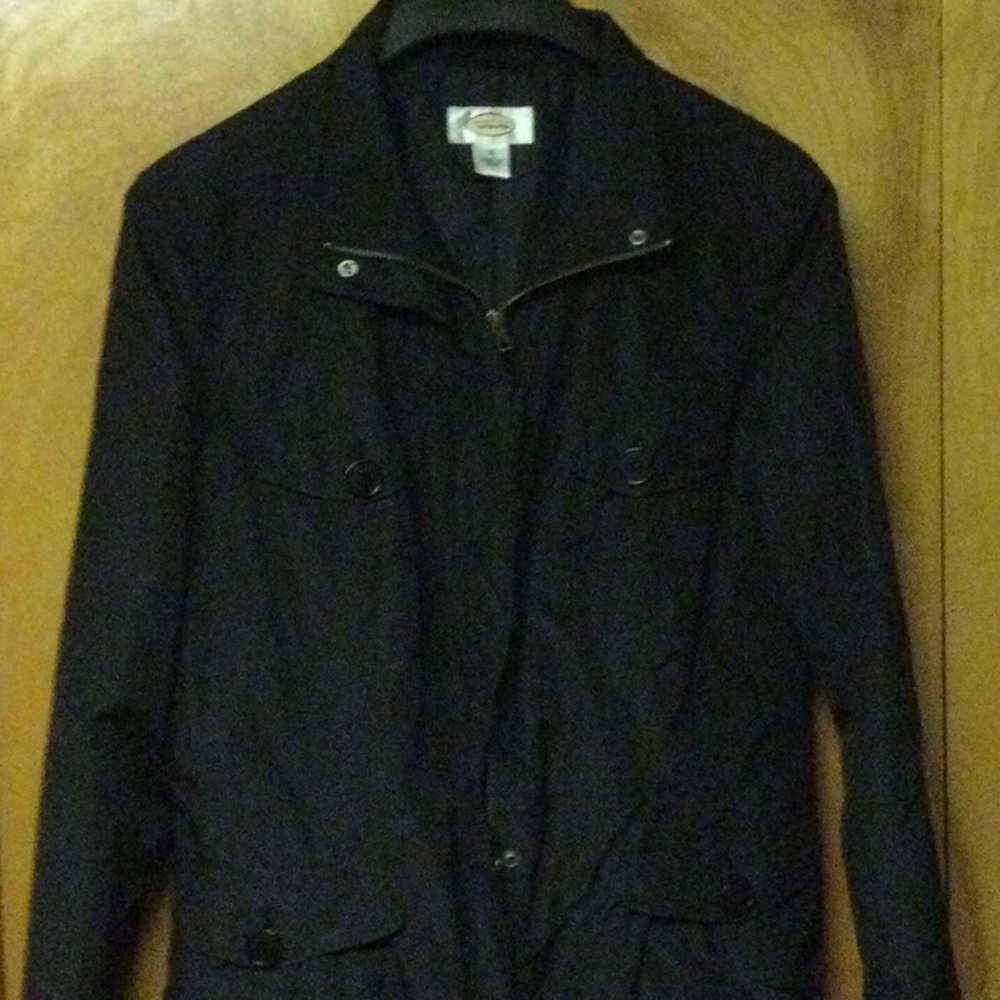Talbots black short jacket